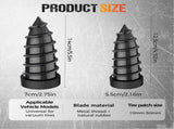 Tire Repair Rubber Nails Kit with 2 Sizes,2026 Tire Repair Tools for Car,Motorcycle,Bike,Tire Repair V1258-DP02-F-751