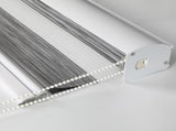 Marlow Blackout Zebra Roller Blind Curtains 90x210 Grey CD1015-90X210-GY