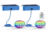 Solar Pool Lights with Remote, Submersible Pool Lights 2 Pack
IP68 Waterproof 16 Colors Underwater V1107-CS-ZAILXA19