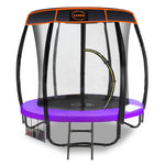 Kahuna Trampoline 6ft with Roof Cover - Purple TRA-KAH-06-PU-RF