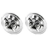 2Pcs 8Inch SS Golf Cart Wheel Covers, 5 Spoke Design Hub Cap for Golf Carts for Club Car, V1192-AZ-W-24583