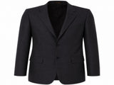 Mens Suit Jacket 2 Button Pinstripe Business Work Blazer Fully Lined - Charcoal V563-80211-CHARCL-122