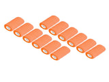 12Pcs Bandage Wrap Natural Latex Elastic Self Adhesive Wrap for Cows Dogs Horses 10cm Orange V1294-YM0523-3111220104718
