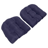 2pcs Outdoor Cushions Tufted Patio Furniture Cushions Thick Outdoor Seat Cushion U Shaped V1294-YM0901-3116250003312