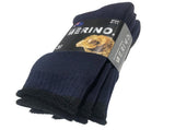 9 Pairs MERINO WOOL SOCKS Mens Heavy Duty Premium Thick Work Socks Cushion in Navy Blue V563-9AUSOCKS-NVY-11-14