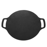Round Korean BBQ Grill Pan with 6-Layer Non-Stick Aluminum Alloy Surface for Indoor Cooking, Camping V1189-LC-HW-00675