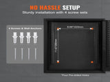 100-Key Cabinet, Key Lock Box Adjustable Racks, Security Key Storage Box Steel, Key Organizer V952-YCAQJHS100PC6KJXSV0