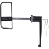 5-1/2" L-Handle Lock Kit, Shed Door Latch with 2 Keys, 5-1/2" Stem Shed L-Handle Lock Kit for Sheds V1369-AZ3-W-16274