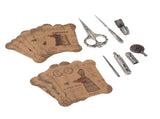 European Style Vintage Embroidery Scissors Set Stainless Steel European Antique Vintage Sewing Kit V1294-YM0706-3117230170812