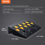 Rubber Curb Ramp 10.8 cm Rise Height Sidewalk Curb Ramp, 30 cm Width 50 cm Length Driveway Ramp for V952-SJDLYPDGB1197IMYQV0