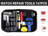 147Pcs Watch Repair Tools Kit Watchmaker Watch Repair Tool Kit Opener Spring Bar V1369-AZ3-W-21261