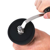 Manual Coffee Bean Grinder with Extra Storage Jar Hand Crank Household Crusher Bean Tool Portable V1369-AZ3-W-21128
