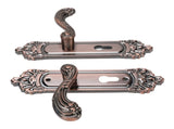 Entry Door Lever with Lock Keys Universal Quiet Aluminum Alloy European Style Door Handle for Home V1294-YM0901-3114250018111