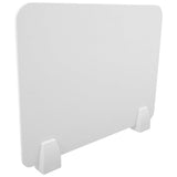 White Desktop Divider for Students, Sneeze Guard Panel, Protective Screen Barrier for Study Desks V1370-AZ4-20877