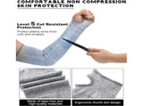 3 Pairs Elderly Arm Sleeves for Thin Skin Protective Arm Covers with Thumb Hole Arm Protectors from V1369-AZ3-W-18992