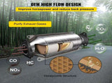 Catalytic Converter Compatible with 1998-2002 Honda Accord 2.3L, Direct-Fit High Flow Series Cat V952-SYCHQ98-02BTYG001V0
