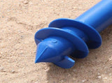 Spiral Sand Anchor Blue for Beach Umbrella Firm Ground Fixing V1370-AZ4-14227