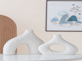 Minimalist Ceramic Vase Set Black V1107-CS-XDQSHP
