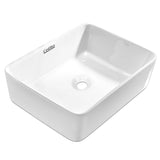 Cefito Bathroom Basin Ceramic Vanity Sink Hand Wash Bowl 48x37cm White CB-037-WH