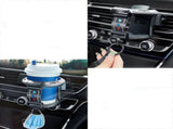 Car Cup Holder - Grey Universal Drink Organizer for Vehicle Use V1263-JX-4412