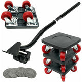 Furniture Mover Heavy Furniture Casters Load Capacity Up to 400 Kg, 360 Degree Swivel Casters and V1237-MS-626-425