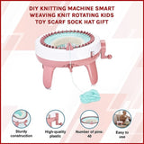 DIY Knitting Machine Smart Weaving Knit Rotating Kids Toy Scarf Sock Hat Gift V63-836911