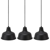 3 PCS Barn Pendant Lamp Holder Adjustable Rope Iron 110240V Farmhouse Pendant Light Holder for Home V1294-YM0901-3119230104411