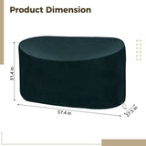 Bistro Set Cover for Patio Furniture, PE Green Table Dust Cover, 57.4" x 27.5" x 31.4" Outdoor Table V1369-AZ3-W-08790