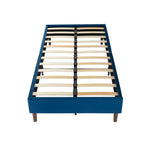 Velvet Blue Bed Frame – Double V264-BFS-206F-BLU-DL-1