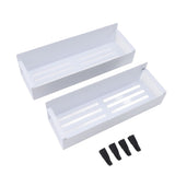 2PCS Magnetic Spice Rack for Refrigerator Strong Magnetic Shelf with 4 Removable Hooks for Holding V1294-YM0901-3118240180212