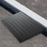 Rubber Ramp, 7.62 cm Rise Ramp Doorway, 3 Channels Cord Cover Rubber Solid V952-WFSLYP24X42X3I8PSV0
