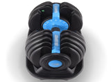 Powertrain 24kg Adjustable Dumbbell Home Gym Exercise Weights Free Workout Blue DMB-BF1-024-1-BU