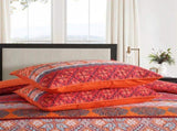 100% Cotton Rust Sapphire Boho Floral Coverlet Bedspread Set V745-MMPAC060969Q13U