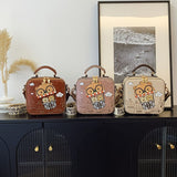 Cartoon Crossbody Bag Cute Handbag High-Quality Bag Australia Stylish Accessory - Brown - Size L V1347-DSZ-BAG-001-BRN-L