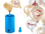 Electric Balloon Pump Portable Air Inflator with 2 Nozzles for Christmas V1263-JX-5533