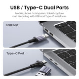 UGREEN 40189 USB-C to HDMI 2 in 1 HD Video Capture Card V28-ACBUGN40189