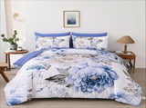 Blue Bloom Seraphine Ivy Quilt / Doona / Duvet Cover set V745-AQ044110Q3