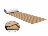 EVA Faux Teak Boat Flooring Sheet Marine Decking Mat Self Adhesive Non Slip Foam for Yacht Caravan & V888-ELOSUNG44109
