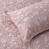Bianca Myra Blush Floral Jacquard Bedspread Set Double V442-BCA-BEDSPREAD-MYRA-BLUSH-DS