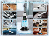 Wireless Electric Cleaning Brush with 8 Replaceable Heads Adjustable Extendable Handle for V1107-CS-DDQJS
