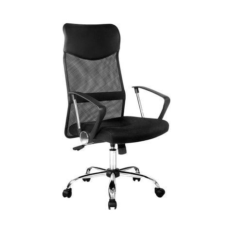 Artiss Mesh Office Chair High Back Black OCHAIR-G-8009-BK