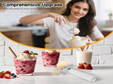 Heated Ice Cream Scoop with LED Display & 3400mAh Battery Rechargeable, IP67 Waterproof, Instant V1107-CS-DJRBJLWS