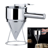 Stainless Steel Piston Funnel with Support Octopus Balls Tool for Sauce Cream Dosing Funnel V1294-YM0717-10123336