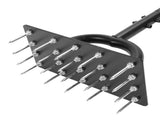 Lawn Aerator Spike 34.6 Inch Extended T Shaped Handle 20 Spikes Manual Lawn Aerator Tool for Yard V1294-YM0901-3111250089311