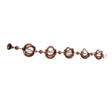 Hanging Rain Chain Metal Decorative Rotating Hollow Rain Chain for Garden Courtyard V1294-YM0710-3111230296511