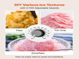 Snowflake Ice Machine, 60KG/24H Snowflake Ice Maker, Ice-Shaver Machine with Stainless Steel Blade, V952-JYNBJFL60KG2QMVKB001V3