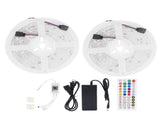 300LED Remote Strip Lights IP65 SMD5050 RGB Dimmable Flexible Rope Lights Decoration V1294-YM0901-3119210073811