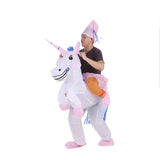 Anself Cute Adult Inflatable Costume Suit Blow Up Fancy Dress Party Halloween Inflatable Pegasus V1294-YM0901-H17745