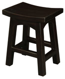 Tokyo Solid Mahogan Timber Footstool V199-BR048WDC