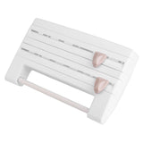 Kitchen Sauce Bottle Storage Rack Paper Towel Holder Mount Kitchen Tool Cling Film Cut White V1294-YM0901-JYA03048-01
